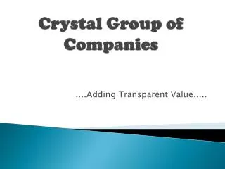 Crystal Group of Companies