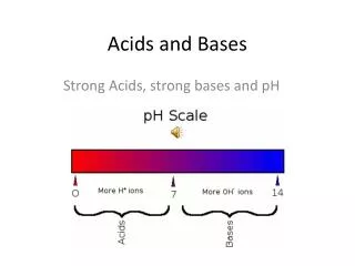 Acids and Bases