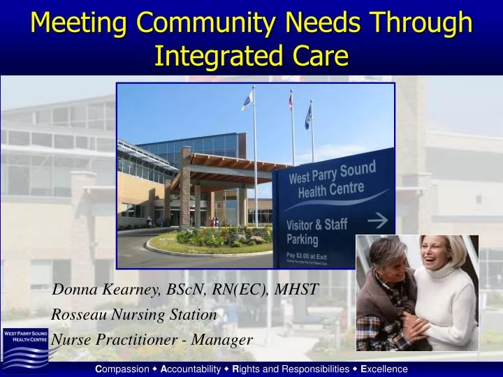 meeting community needs through integrated care