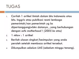 tugas