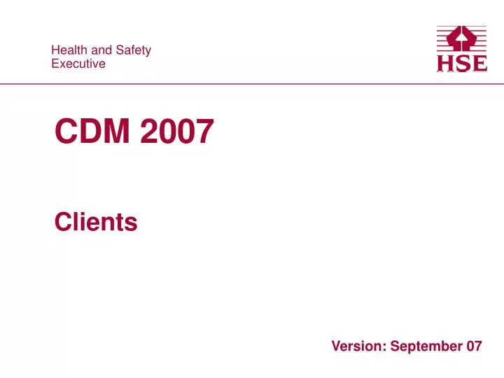 cdm 2007 clients