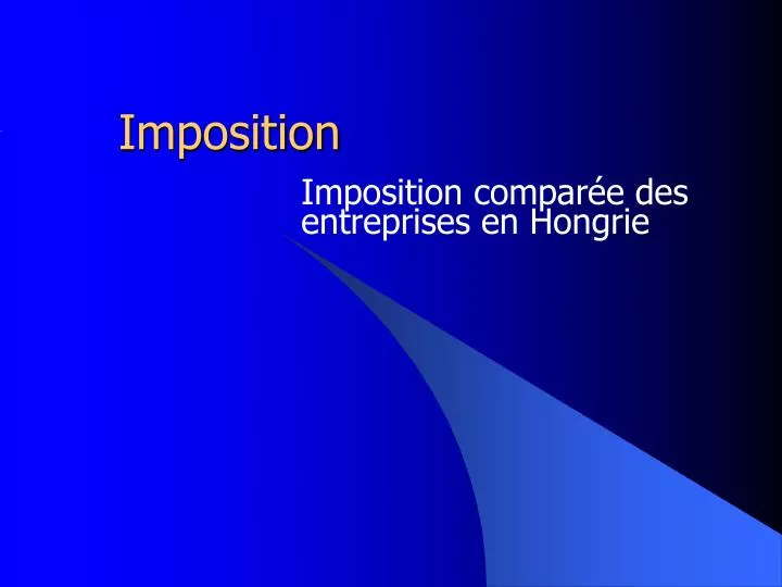 imposition