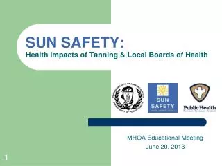 SUN SAFETY: Health Impacts of Tanning &amp; Local Boards of Health