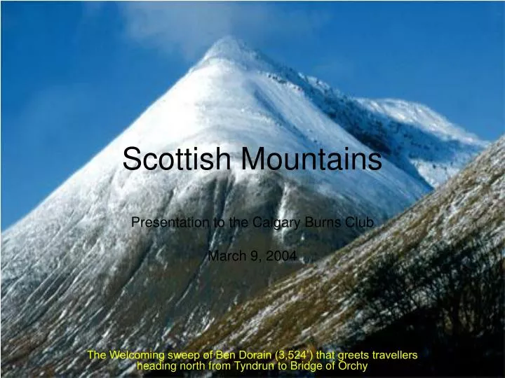 scottish mountains