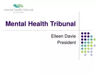 Mental Health Tribunal
