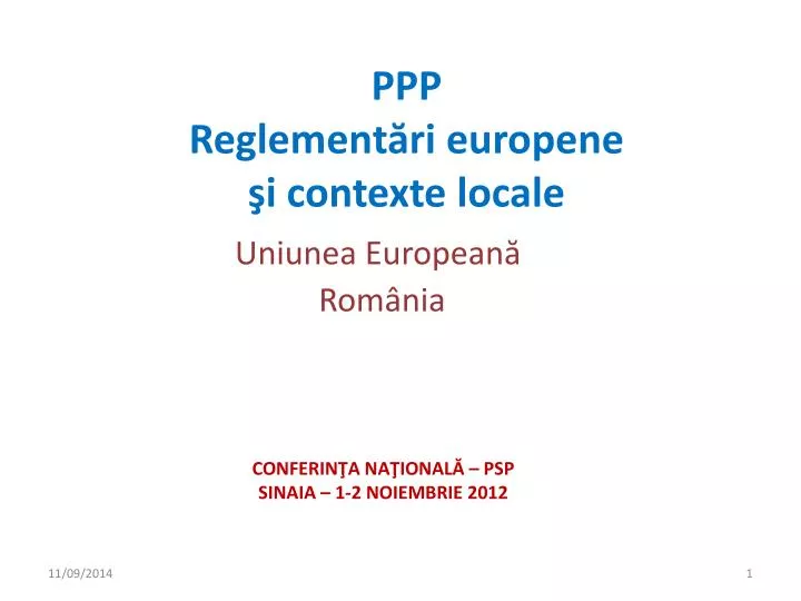 ppp reglement ri europene i contexte locale