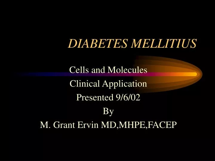 diabetes mellitius