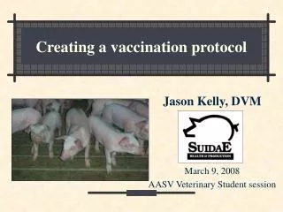 Creating a vaccination protocol