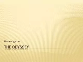 The Odyssey