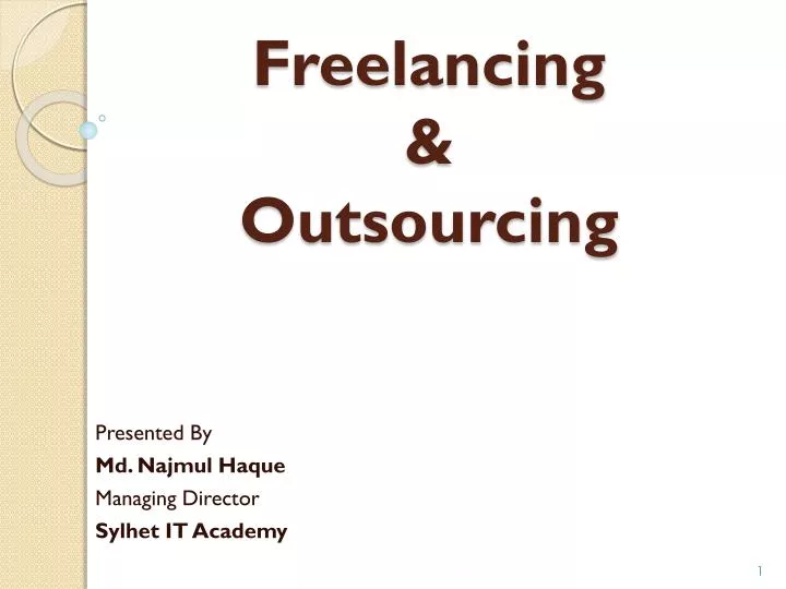 freelancing outsourcing