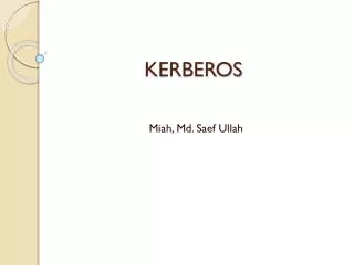 KERBEROS