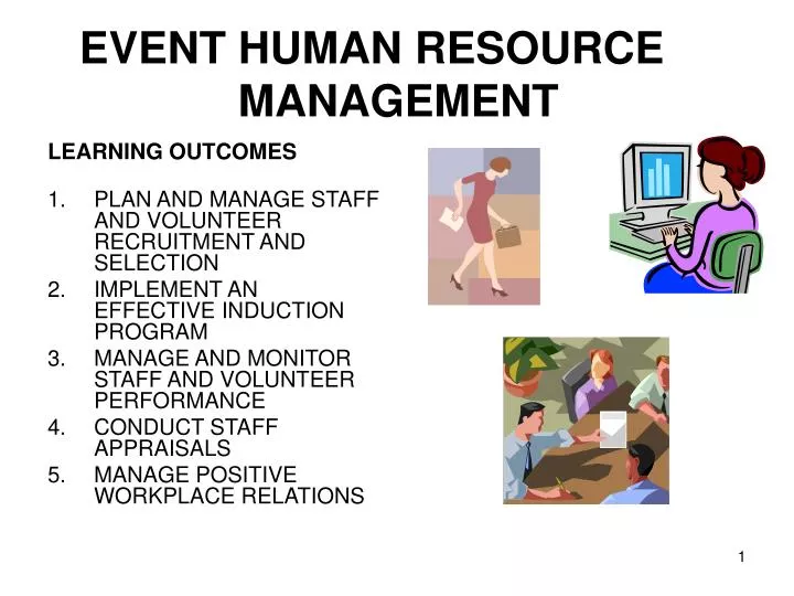 event human resource management