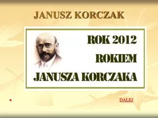 janusz korczak
