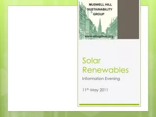 Solar Renewables