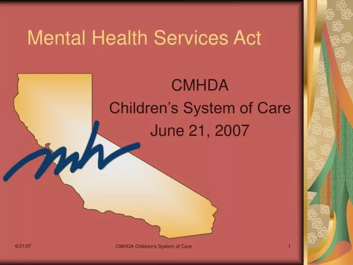 mental health services act