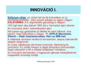innov ci i