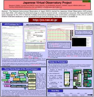 Japanese Virtual Observatory Project
