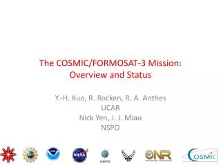 The COSMIC/FORMOSAT-3 Mission: Overview and Status