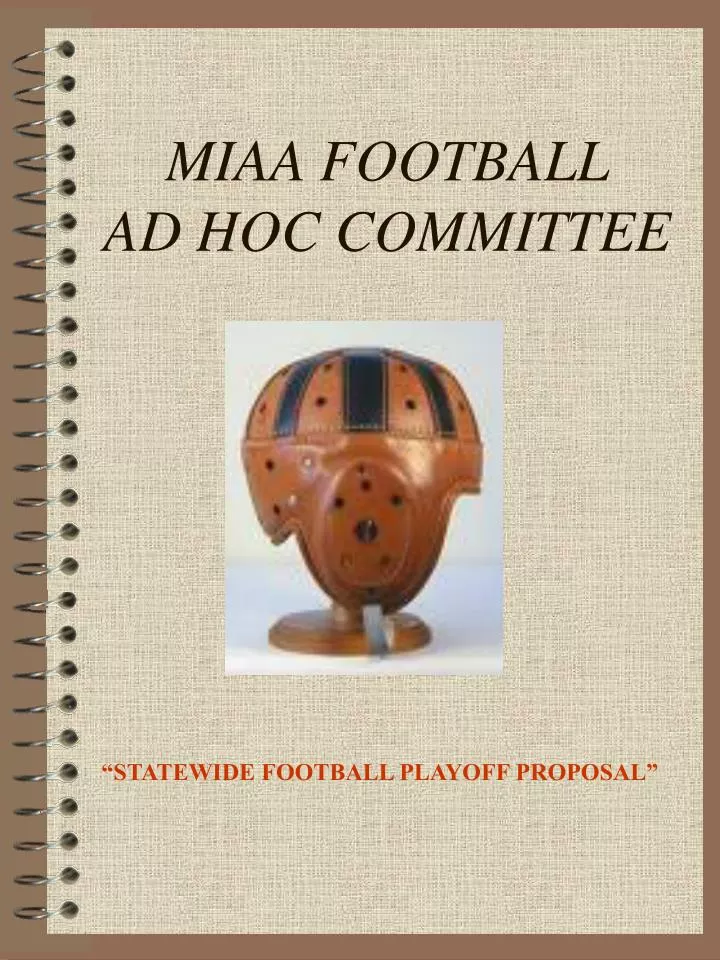 miaa football ad hoc committee