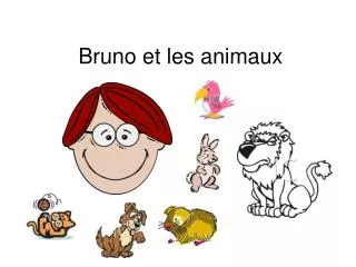 bruno et les animaux