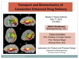 Transport and Biomechanics of Convection Enhanced Drug Delivery