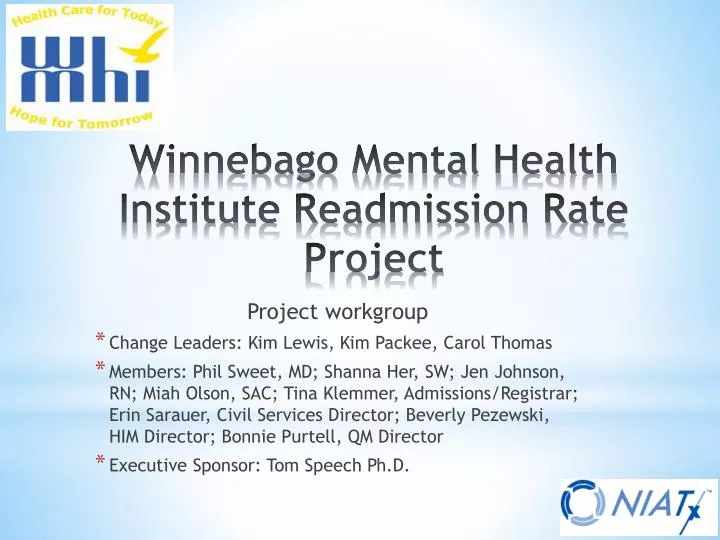 winnebago mental health institute readmission rate project