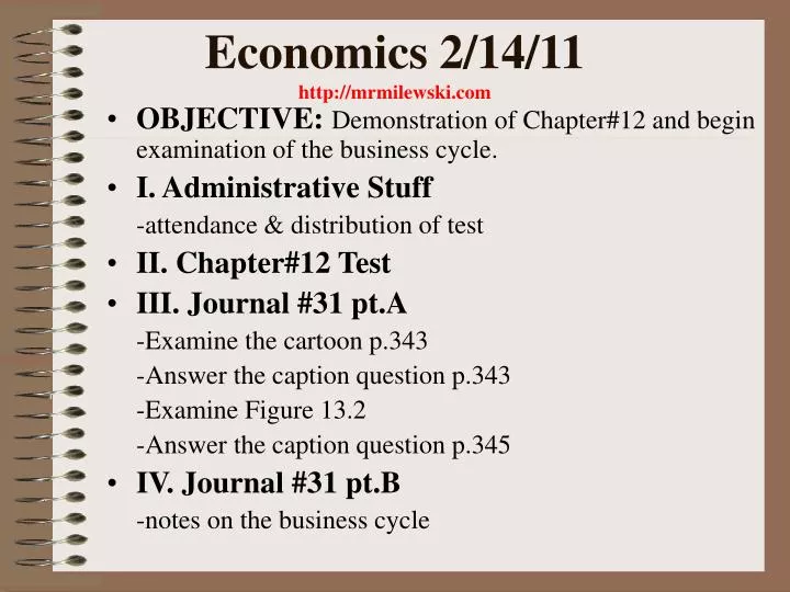 economics 2 14 11 http mrmilewski com