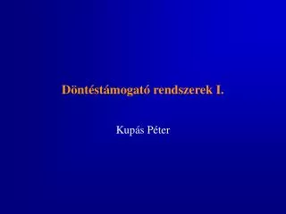 d nt st mogat rendszerek i