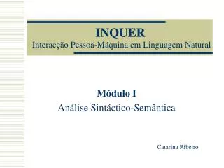 inquer interac o pessoa m quina em linguagem natural