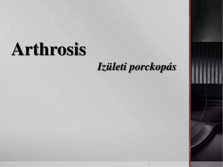 arthrosis