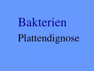 bakterien