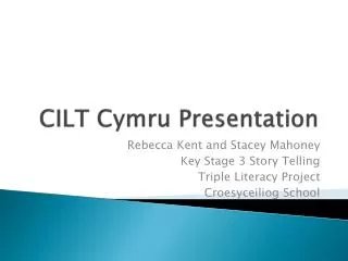 CILT Cymru Presentation