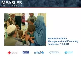 Measles Initiative Management and Financing September 13, 2011