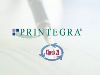 Check21 The Check Truncation Act of the 21st Century