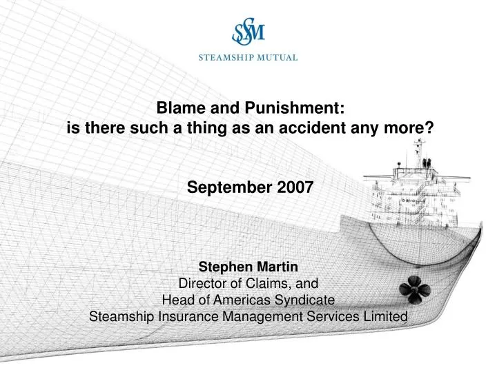 blame and punishment is there such a thing as an accident any more september 2007