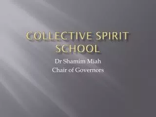 Collective Spirit School