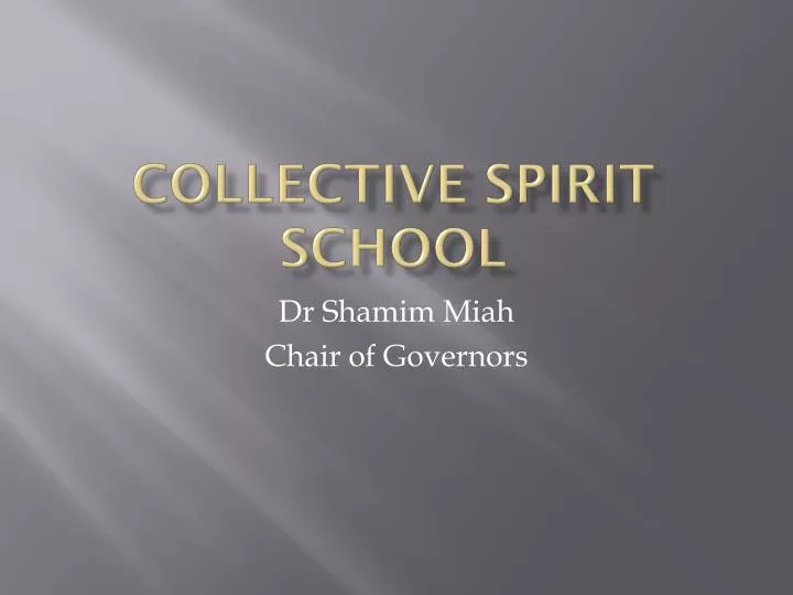 collective spirit school