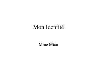 mon ident it