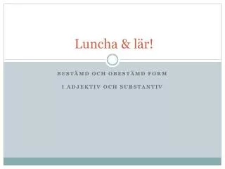 luncha l r