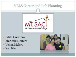 VELS Career and Life Planning