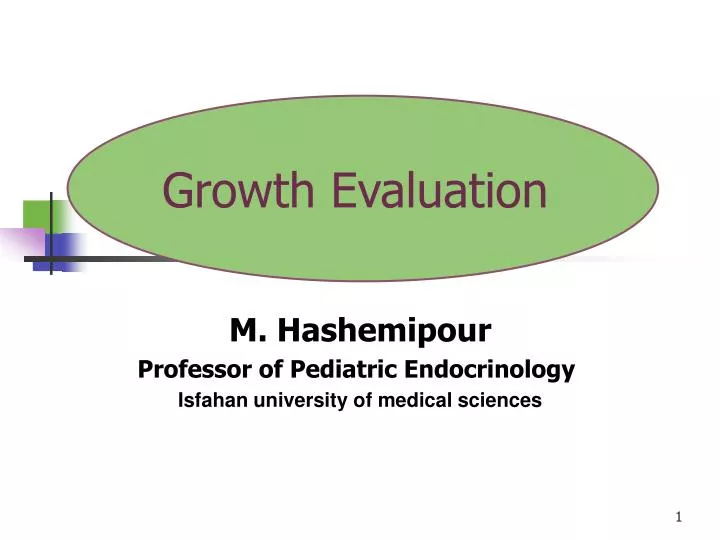 m hashemipour professor of pediatric endocrinology isfahan university of medical sciences