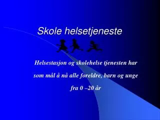 skole helsetjeneste