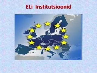 eli institutsioonid