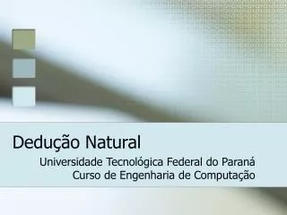 dedu o natural