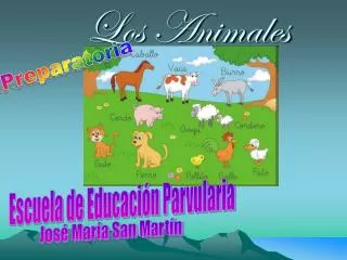 los animales