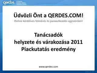 tan csad k helyzete s v rakoz sa 2011 piackutat s eredm ny