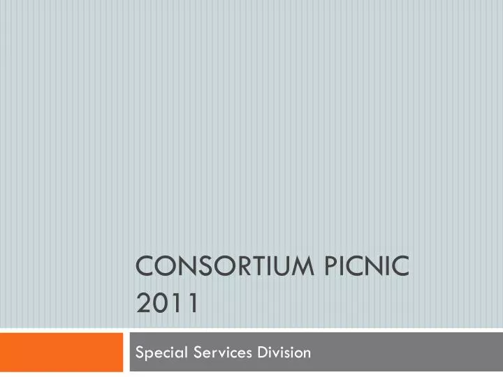 consortium picnic 2011