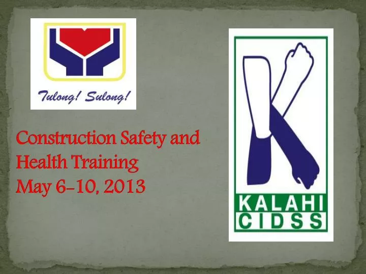 construction safety and health training may 6 10 2013