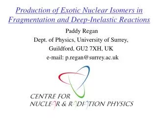 Production of Exotic Nuclear Isomers in Fragmentation and Deep-Inelastic Reactions