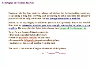4.3d Degree-of-Freedom Analysis